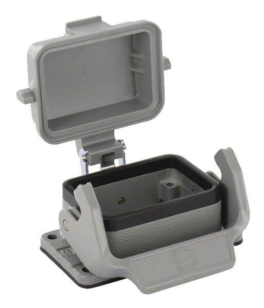 Harting Grey House 6B, Lc Bulkhead 1 Lever 09300060302