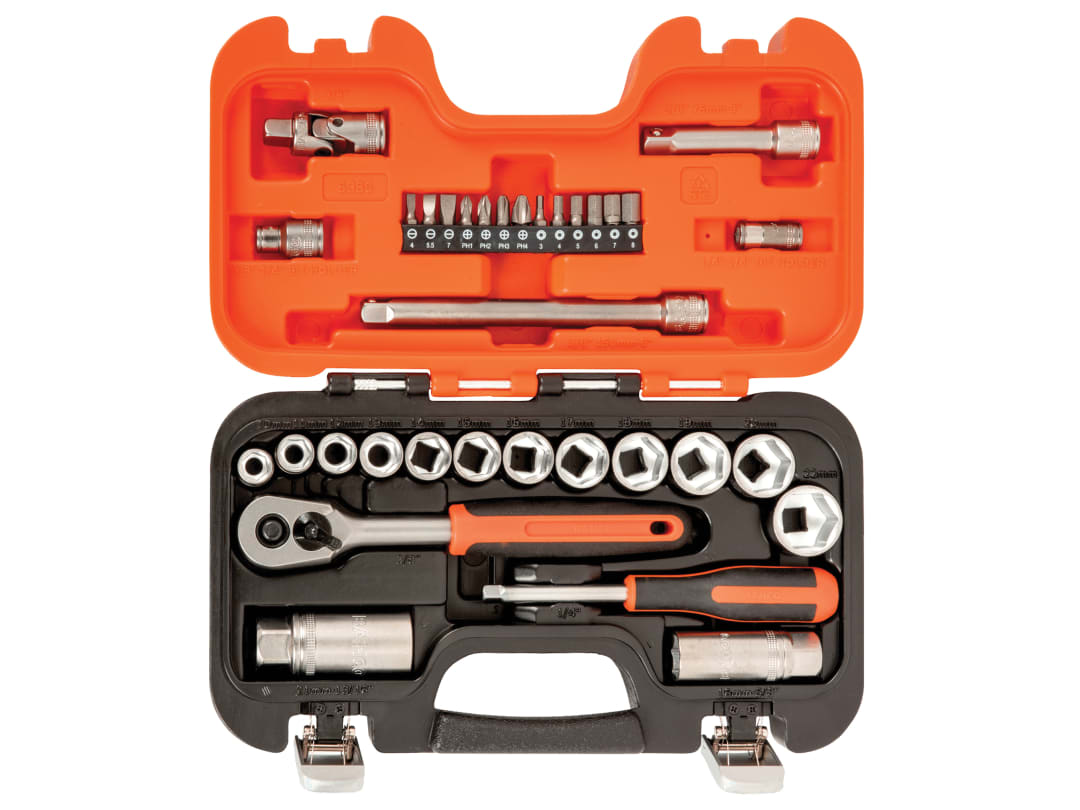 B&Q - S330 Metric Socket Set34 Pieces1/4" & 3/8" Drive - Image 16