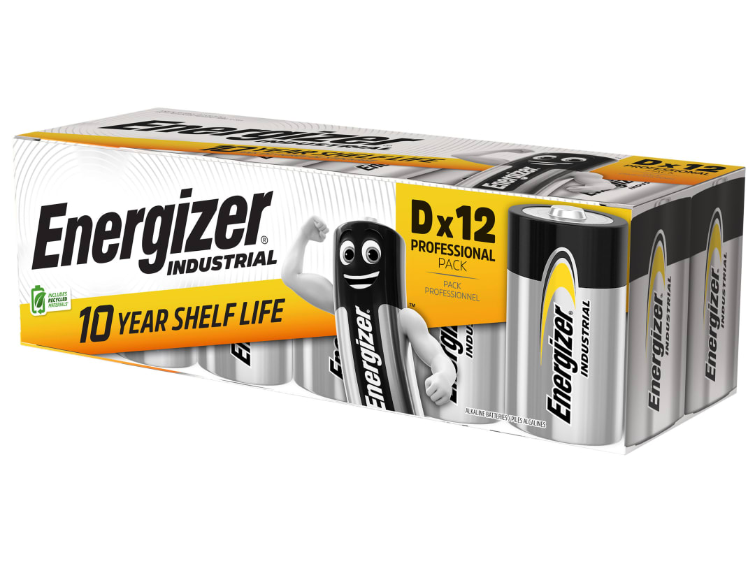 ENERGIZER D SIZE 1.5V INDUSTRIAL HIGH POWER ALKALINE BATTERY LR20 LONG EXPIRY - Image 7