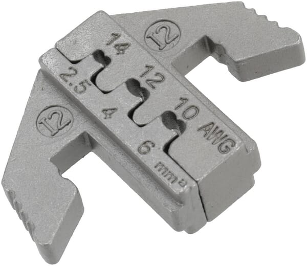 Kramp Crimp die set for insulated flag terminals (0.5-2.5 mm²) LAT2000A4KR