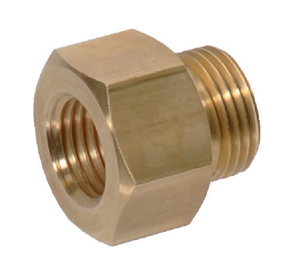 Reducing Adaptor female/male Brass M14x1.5-3/8 18NPTF I00088