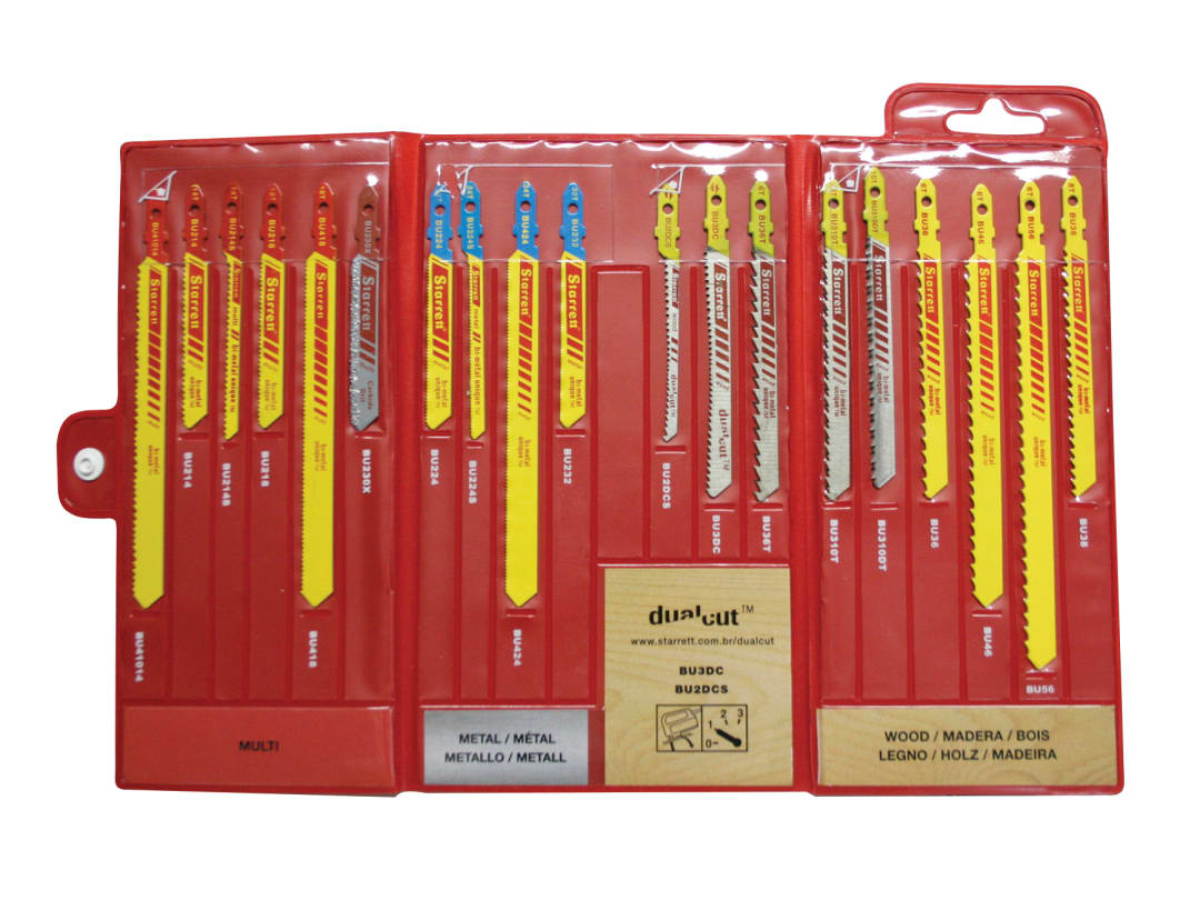Starrett Bu4 Assortment Pack Of Hss Bi-Metal Unique Jig Saw Blades (19-Piece) - Image 5