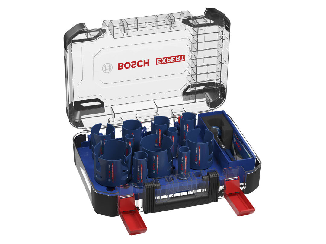 Bosch Expert Construction Material Pc Plus Universal Hole Saw Set, 15 Piece, 20Â76Mm - Image 6