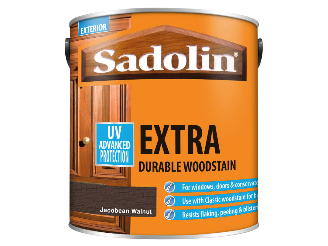 Sadolin Extra Durable Woodstain Jacobean Walnut 2.5 litre SAD5028540 - Image 9