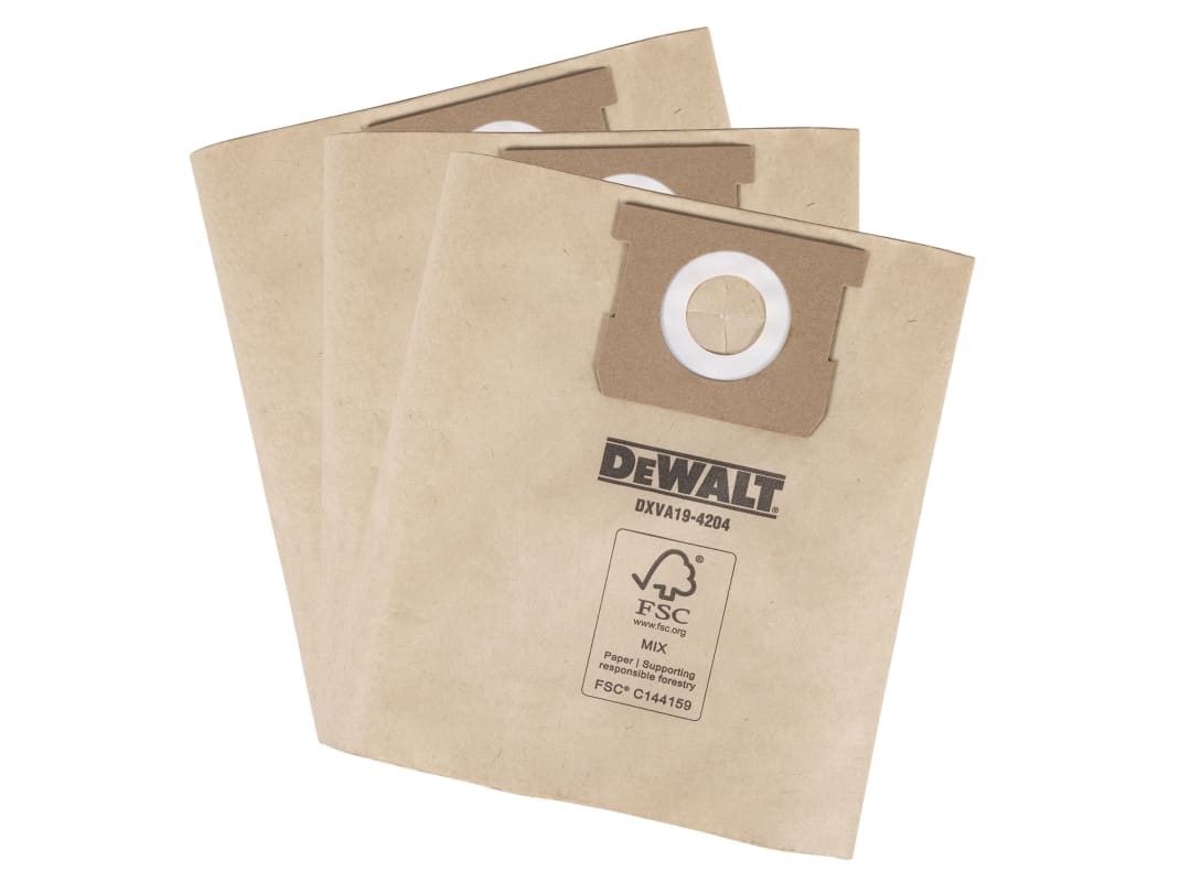 Dewalt Vacuum Dewalt Dxva19-4204 Dust Bag (3 Pack) Dxva19-4204