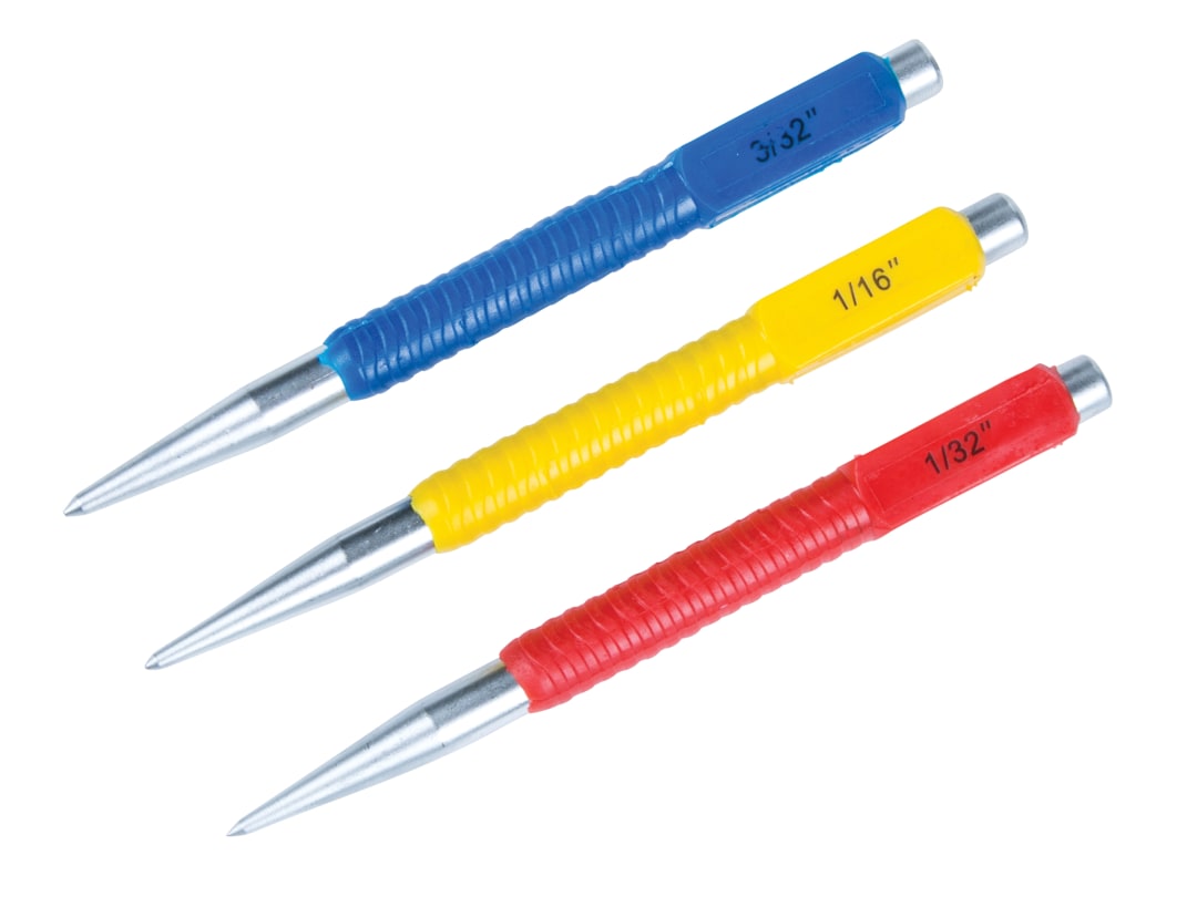 3 Piece Nail Punch Set With Knurled Handles - Bluespot Tools 22445 Bs22445 - Nail Punch Set 3 Bluespot Tools 22445 Bs22445 - Image 15