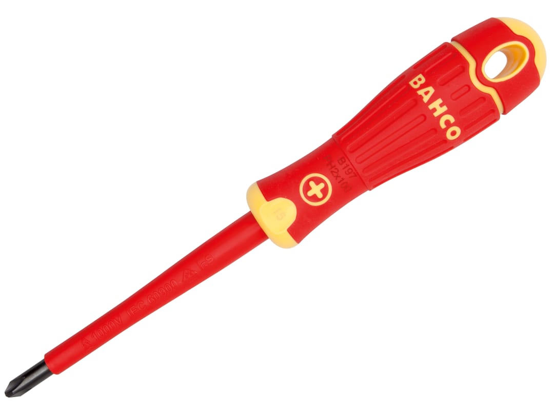 Bahco BAHCOFIT Insulated Screwdriver Phillips Tip PH1 x 80mm BAH197001080 - Image 11