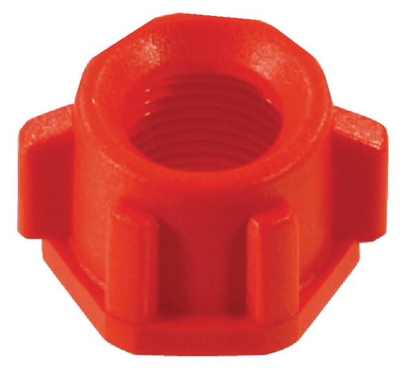 Arag Nozzle cap, threaded, SW13, red, 20001003