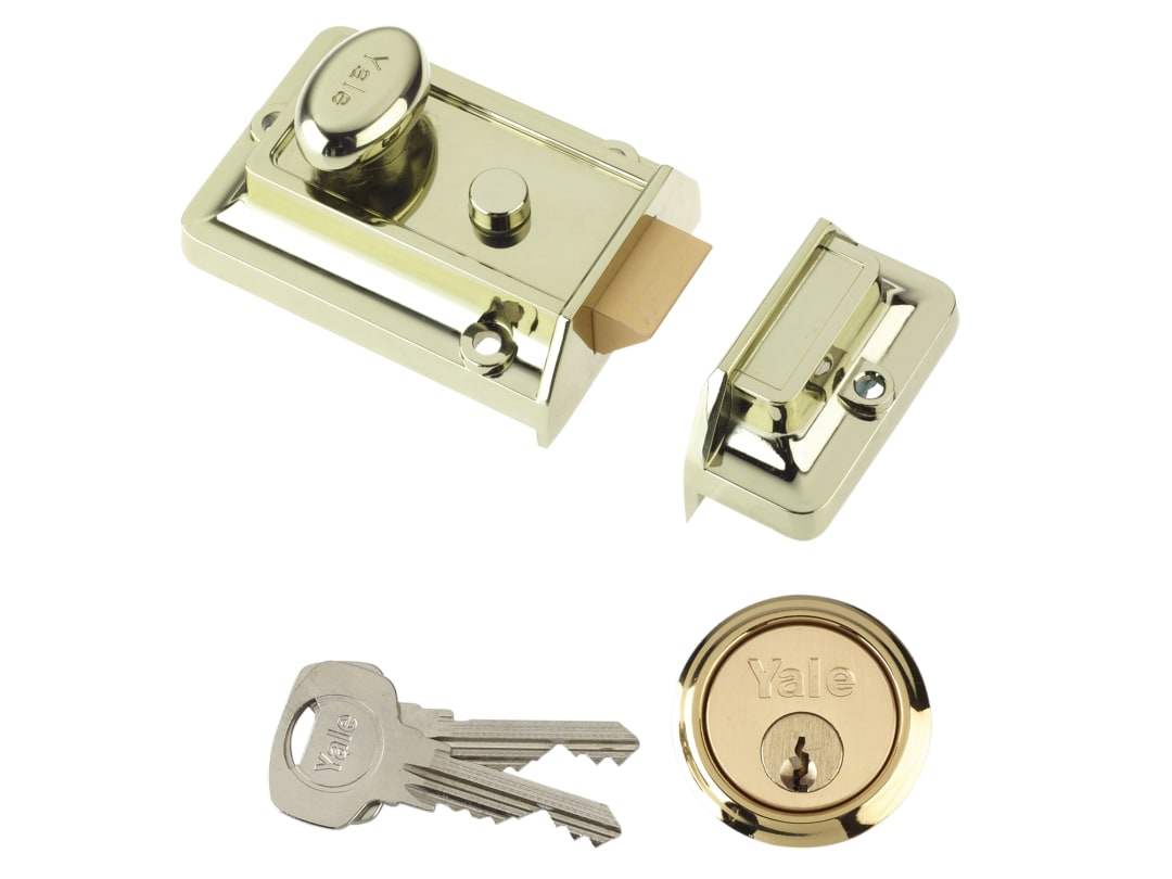 Original Yale Locks - P77 Traditional Nightlatch 60mm, Brasslux, P-77-BLX-PB-60 - Image 9