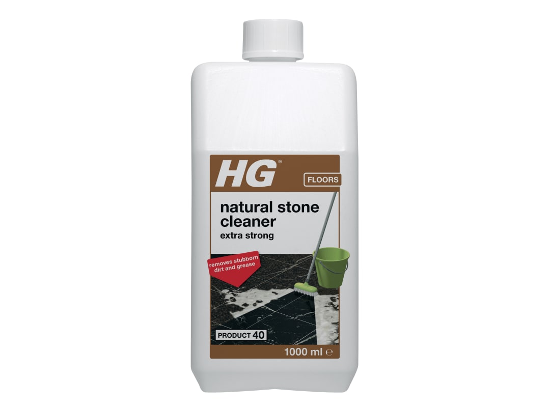 H G Hg Natural Stone Cleaner Extra Strong 1 Litre 213100106