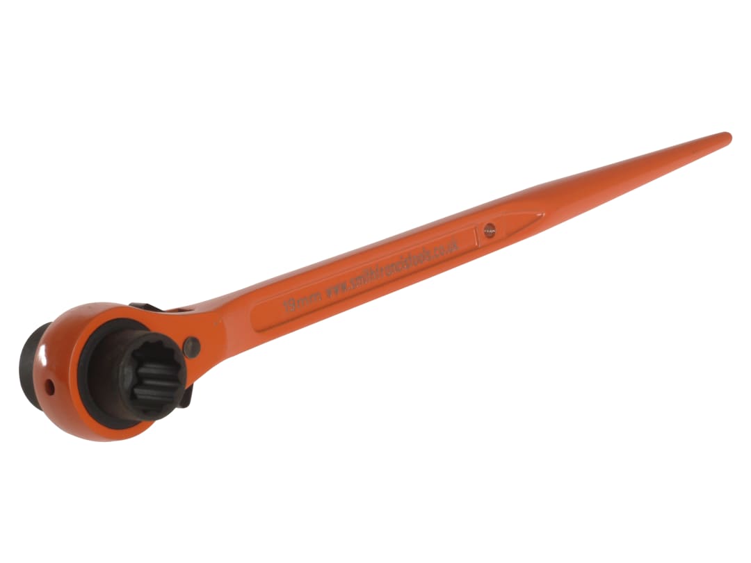 Priory Orange Pri603tag 603 Reversible Ratchet Spanner Podger 19 X 21Mm Hi-Vis - Image 6