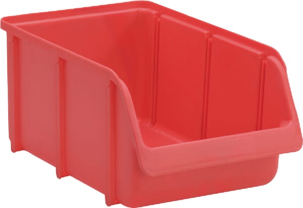 Hünersdorff Storage box 205x335x155mm, 7l capacity, red polypropylene, Linbin no.4 by WE6741