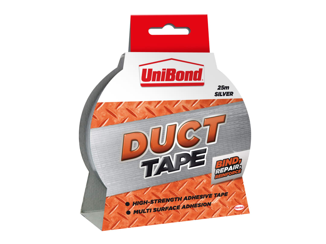 UniBond Duct Tape 50mm x 25m Silver - Image 11