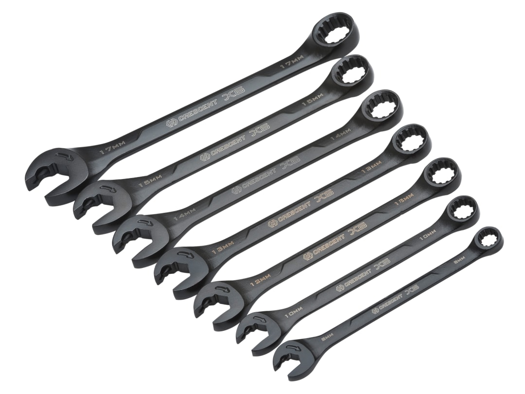Crescent 7 Piece X6 Open End Ratcheting Wrench Set - Image 7