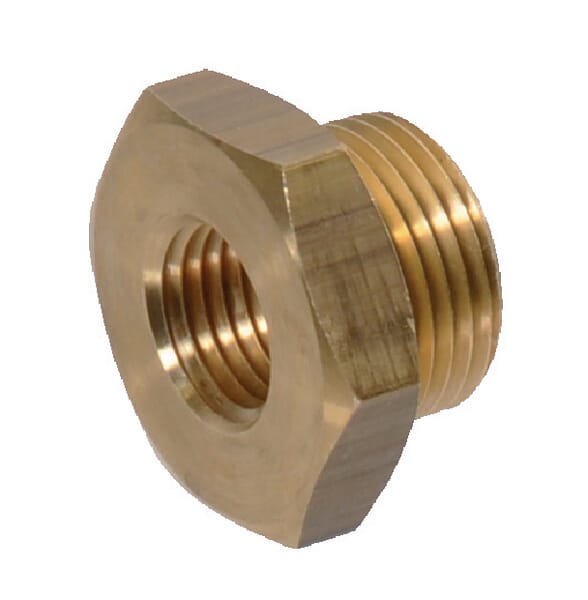 Reducing Adaptor female/male Brass M14x1.5-M20x1.5 I00085