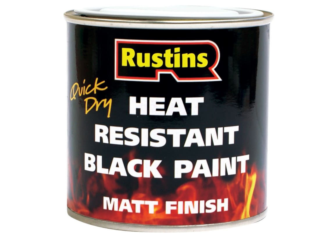 Rustins Quick Dry Black Interior And Exterior Heat Resistant Paint 250Ml - Image 6