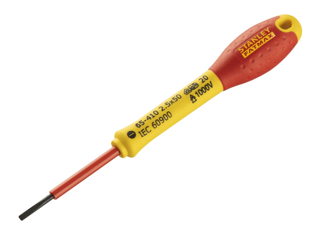 Stanley FatMax Insulated Parallel Slotted Screwdriver 2.5mm 50mm - Image 9