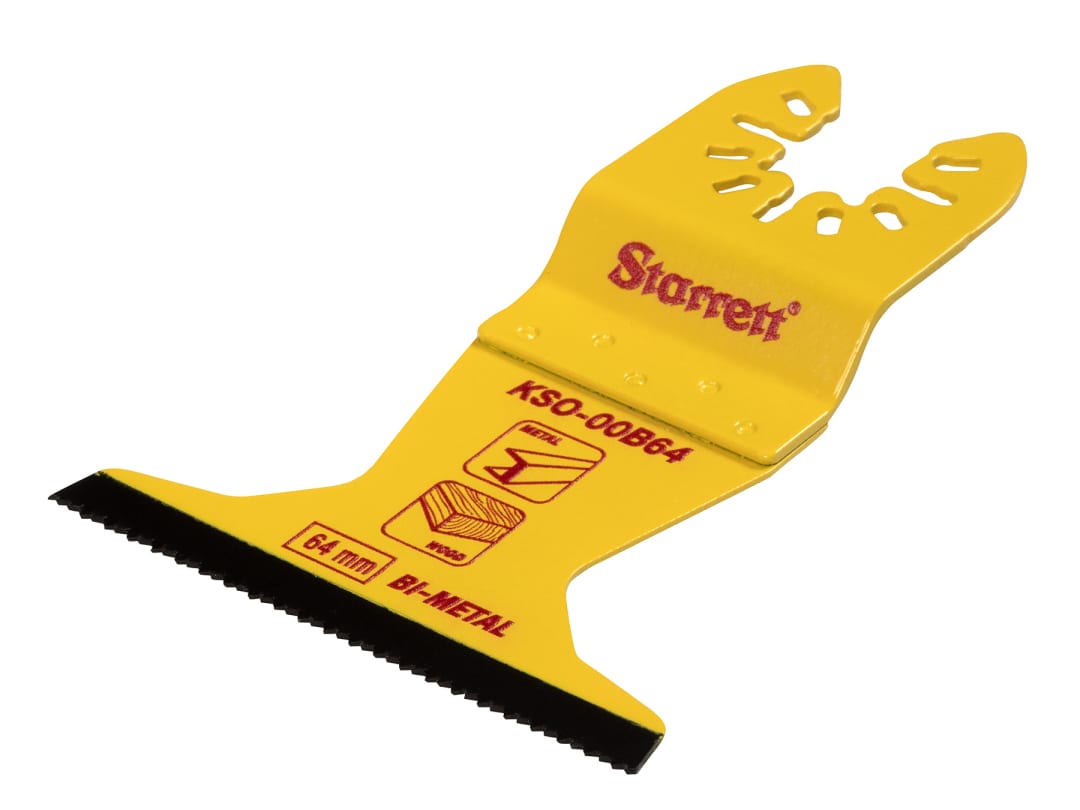 Starrett Kso-00B64 Flat-Sided Bi-Metal Oscillating Blade 40 × 64 Mm Kso-00B64