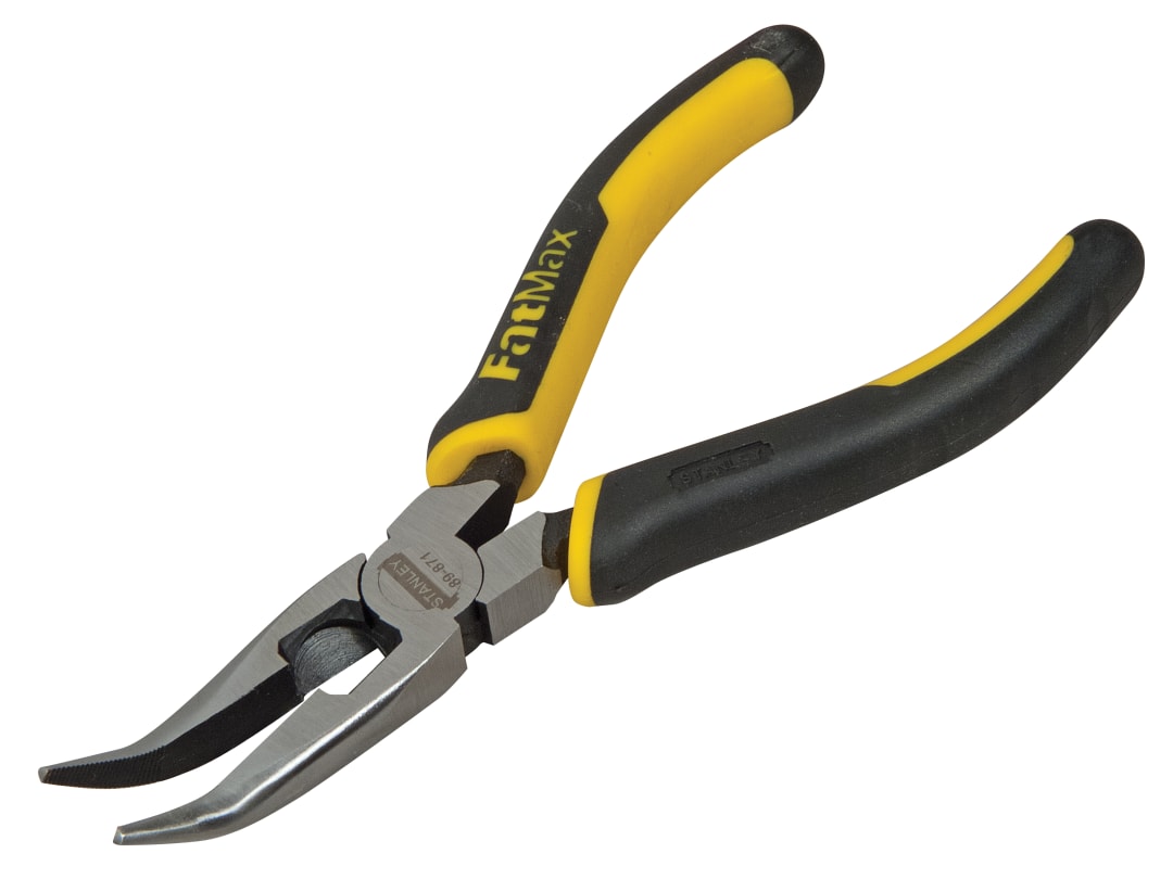 Stanley Fatmax Bent Nose Pliers 160mm - Chrome Steel Forging - Bi-Material Handles - 0-89-871 - Image 8