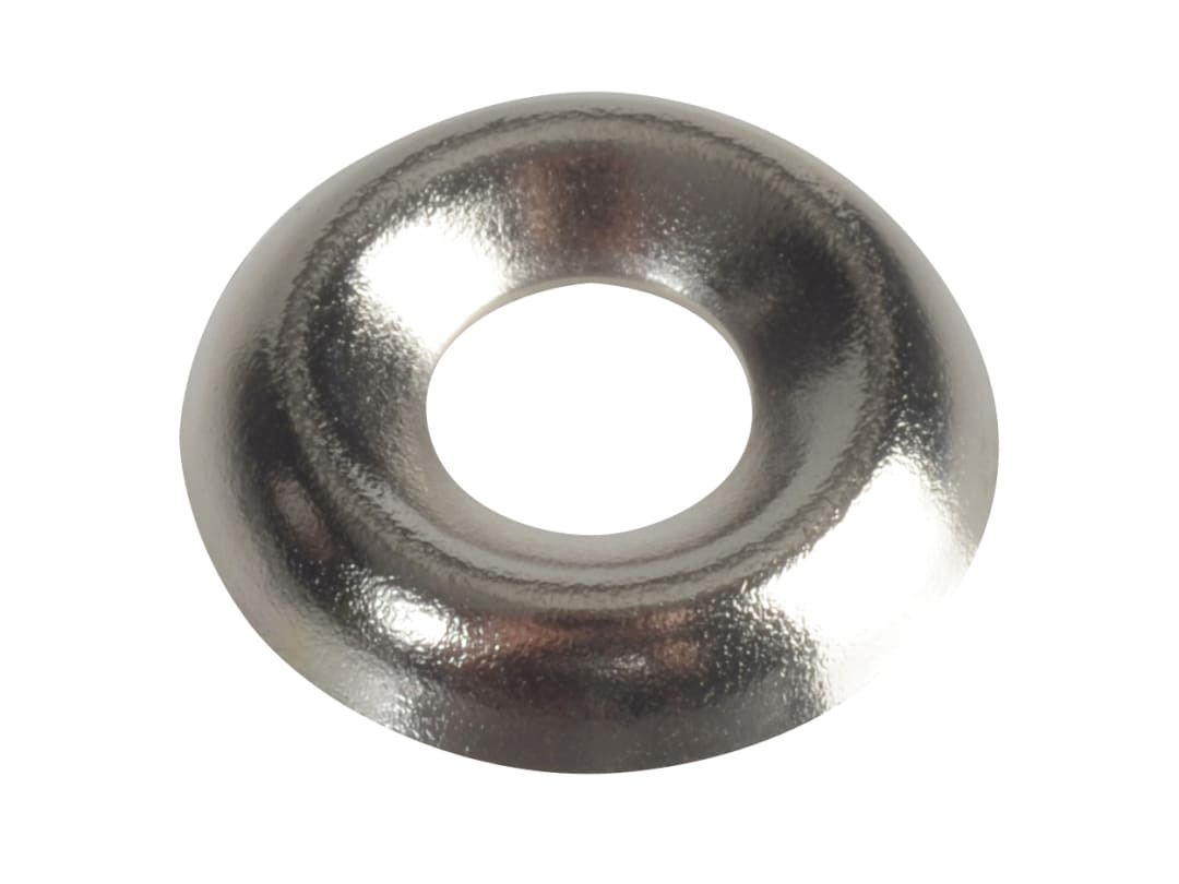 ForgeFix Screw Cup Washer Nickel Plated No. 8 FPSCW8N