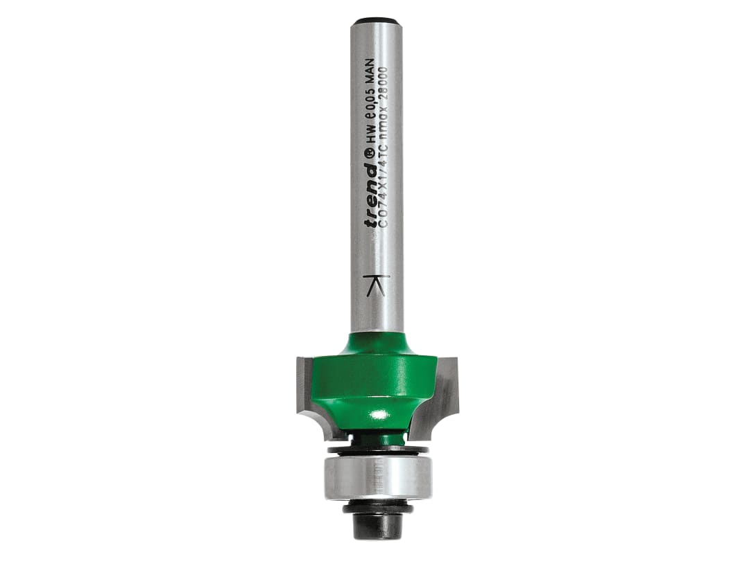 Trend C074 x 1/4 TC Round Over Two Flute Cutter 3.2 x 9.5mm - Image 16