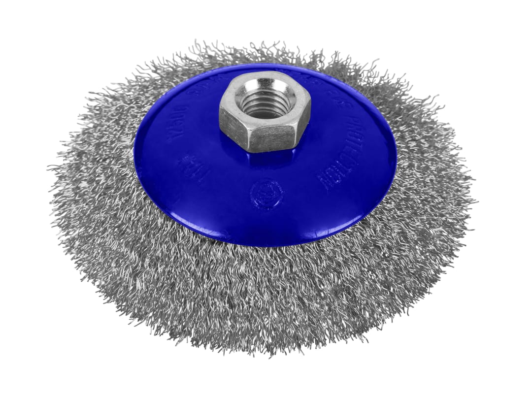 B&Q - 19220 Steel Bevel Wire Cup Brush 115mm M14 X 2 B/s19220 - Image 7