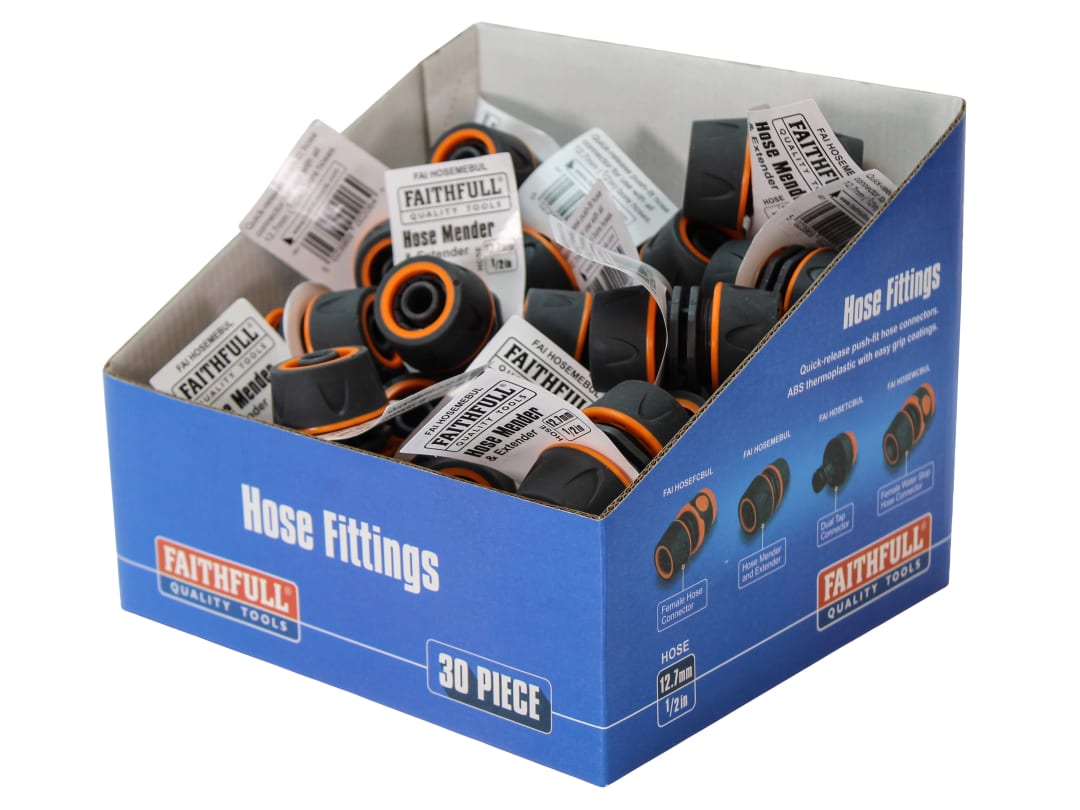 Faithfull Plastic Hose Mender (Box 30) FAIHOSEMEBUL - Image 7