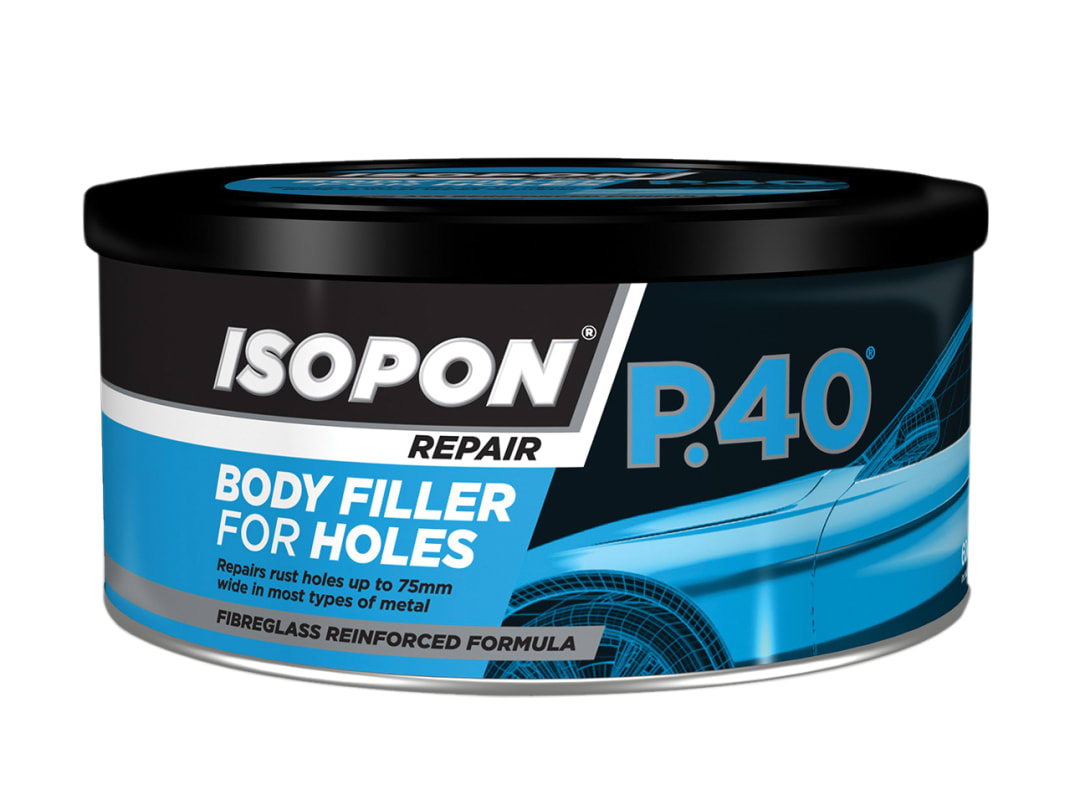 1 X Isopon P40 Glass Fibre 600ml Compound For Bridging Car Vehicle Holes & Rust - Image 19