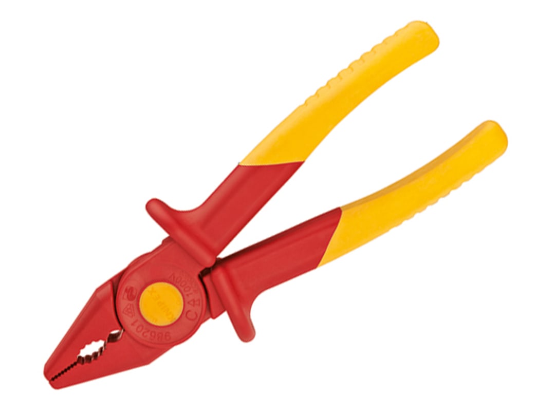 KNIPEX Plastic Flat Nose Pliers Insulating Plastic 180 mm, 98 62 01 | With Soft Plastic Zone for Better Grip - Image 12