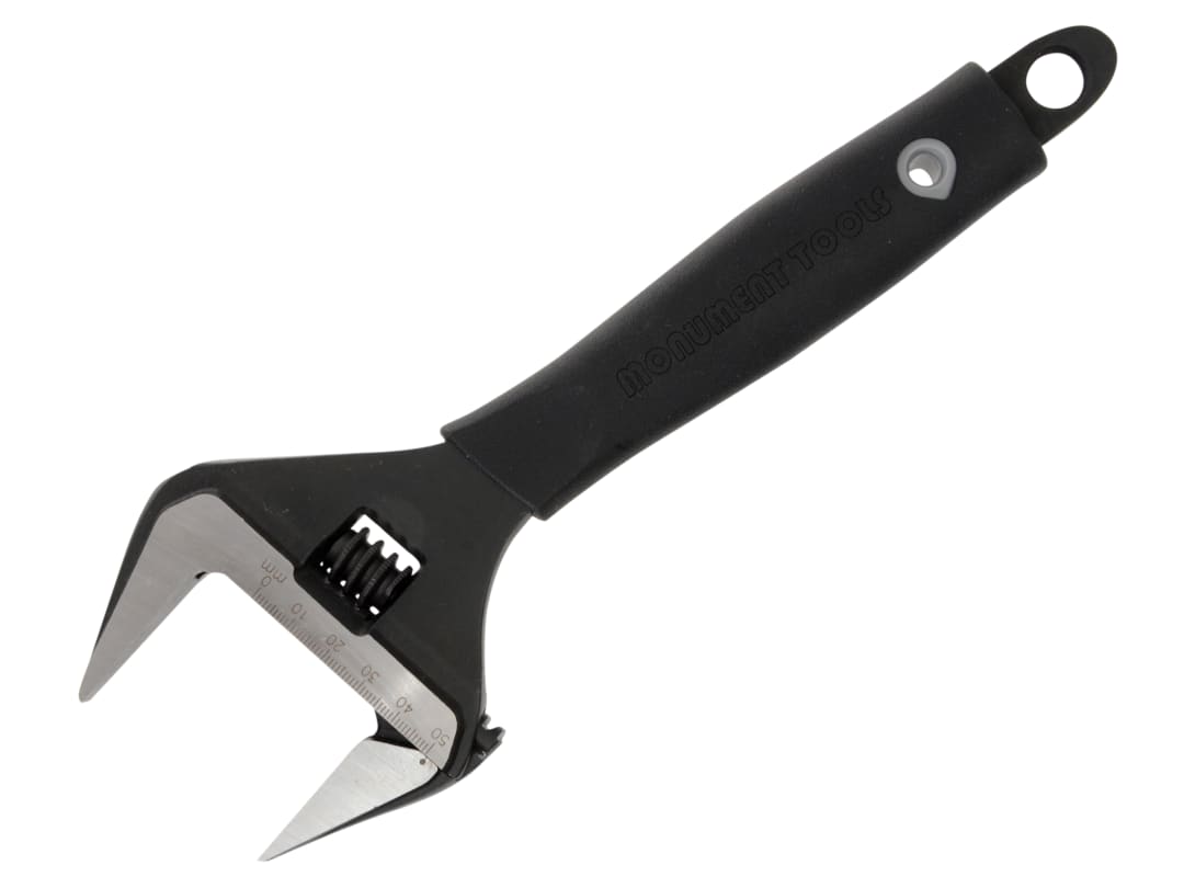 Monument Unisex Black 3143Z Wide Jaw Adjustable Wrench 250Mm (10In) In - Image 8