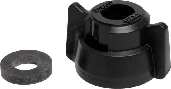 Arag Nozzle cap, bayonet, SW10, black, with gasket, 25 pack, 40290201P025