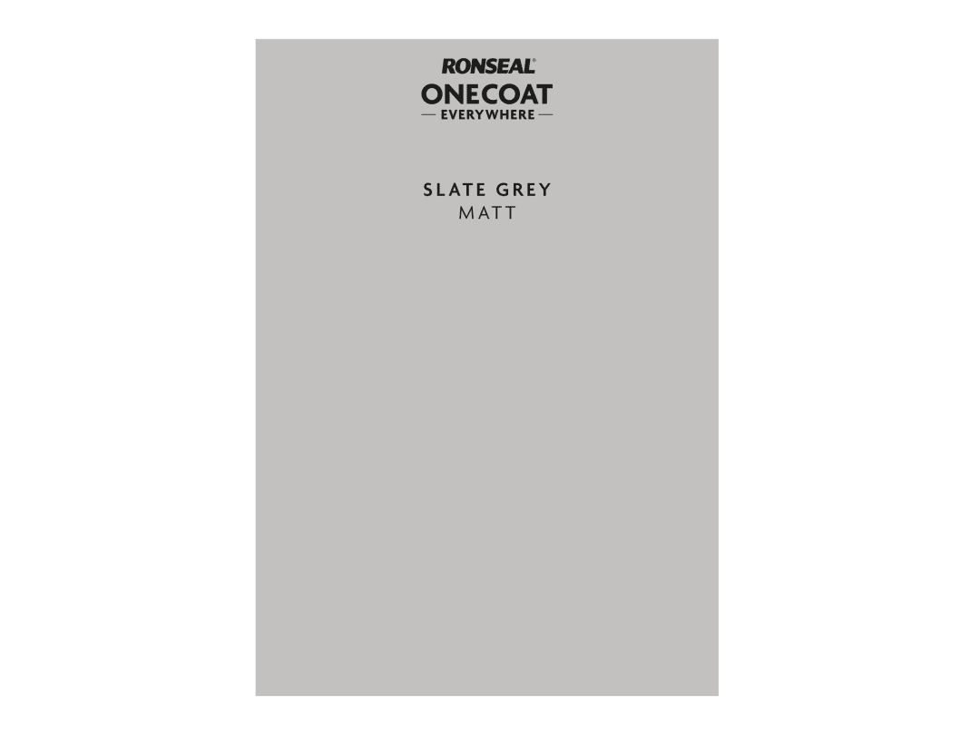 Ronseal Grey Peel & Stick Everywhere Paint Swatch Slate Kcb.7415603.12504.00