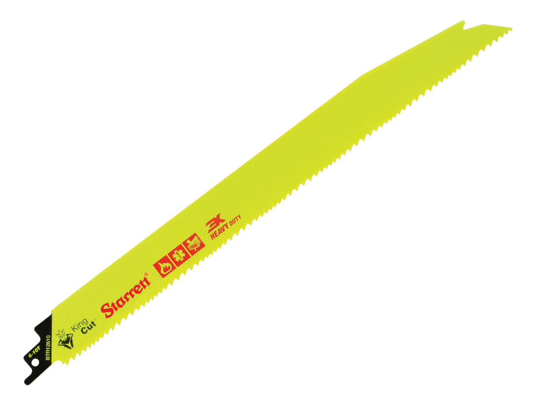 Starrett BTR12610-5 Bi-Metal King Cut™ Demolition Blade 300mm 6-10 TPI (Pack 5) - Image 5