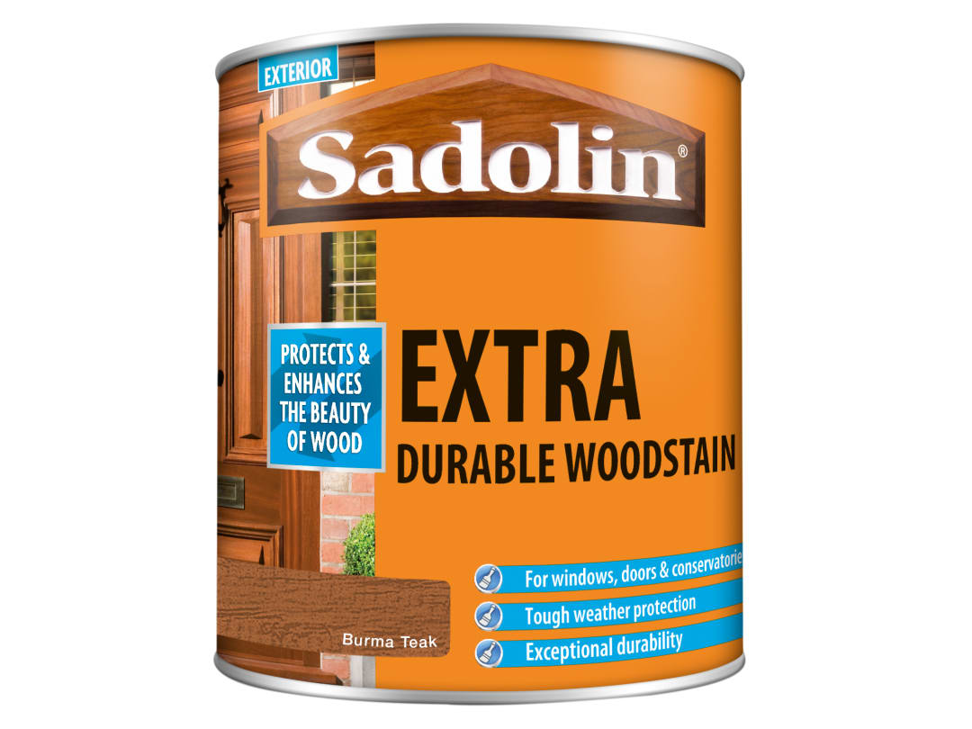 Sadolin Burma Teak Extra Durable Woodstain Ready Mixed Teak 1L - Image 9