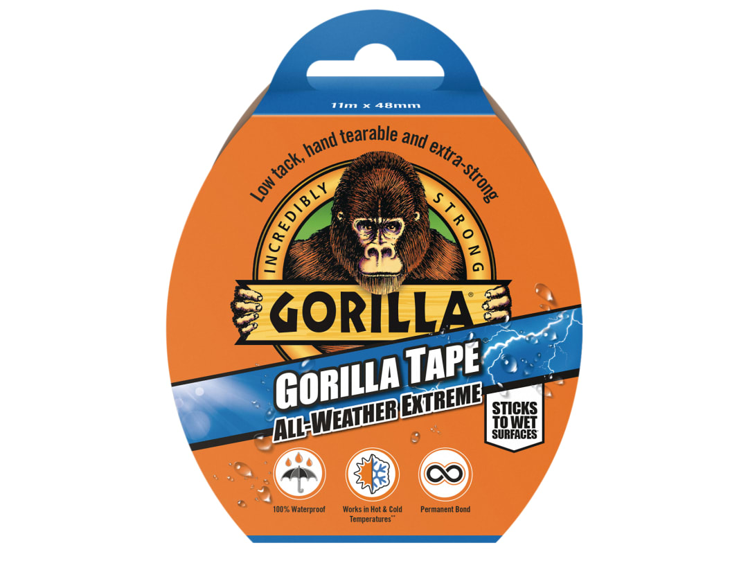 Gorilla All Weather Tape Black 11M [3044021] - Image 12