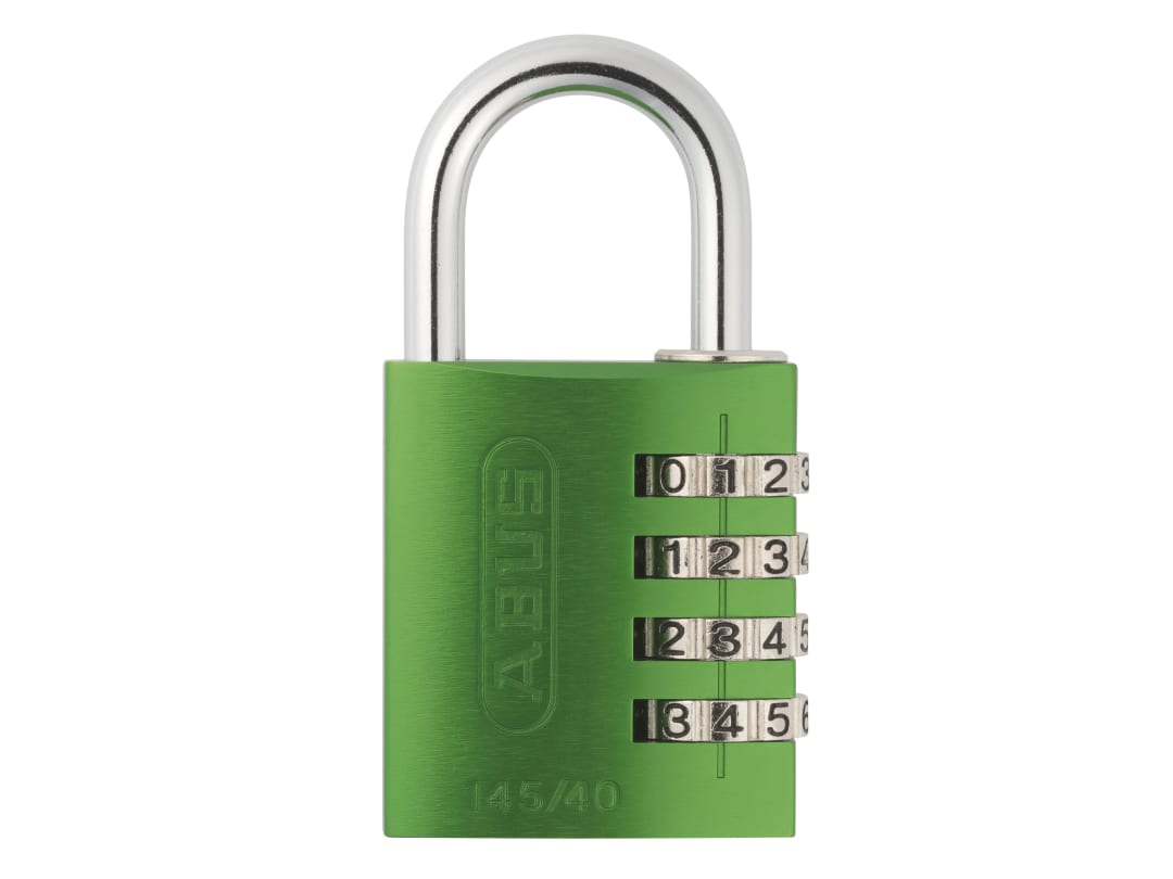 ABUS Combination Lock 145/40 - Aluminium Padlock, 4-Digit Code, Level 4 | Locker & luggage lock - corrosion-resistant anodised body - 41 mm wide, 77 mm high, shackle Ø 6 mm - 110 g - Image 7