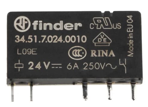 Finder 34.51.7.024.0010 24V Relay (Ultraslim) Spdt 6A 34.51 - Image 8