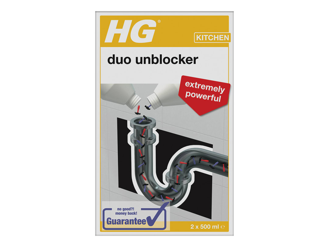 HG Extremely Powerful Duo Drain Unblocker 1L - Image 4
