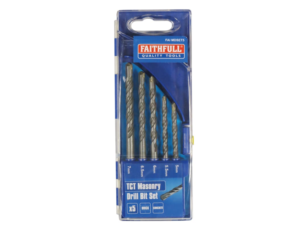 Faithfull Faimdset5 Standard Masonry Drill Set Of 5 5-7Mm - Image 11
