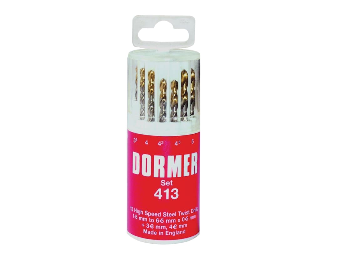 Dormer A094 No.419 HSS TiN Coated Drill 19 Piece Set 1.00mm-10.00mm x 0.5mm - Image 10