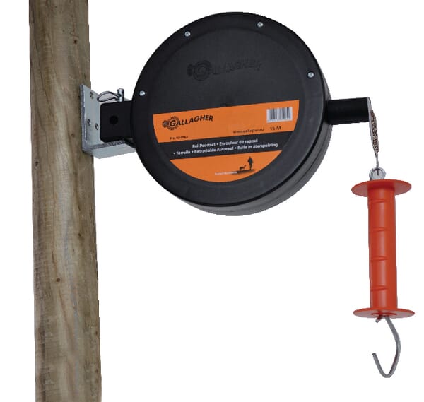 Gallagher Retractable Auto Reel Terra (Brown) 15m - Image 3