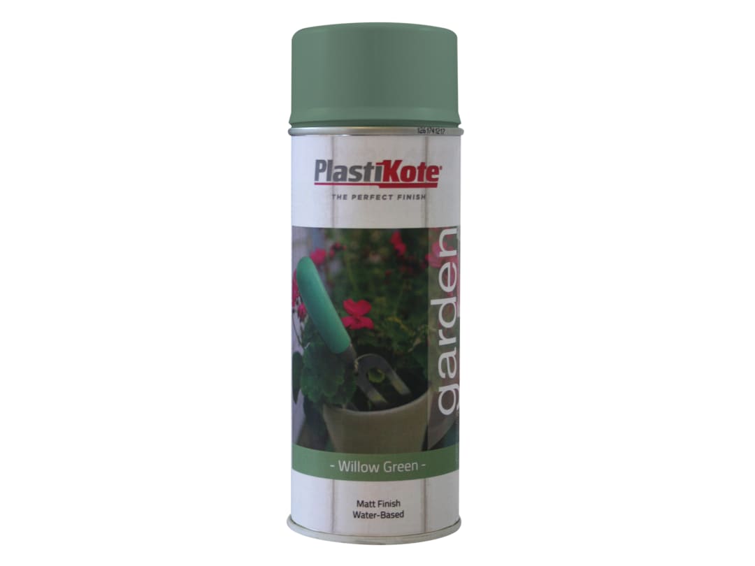 PlastiKote 400ml Garden Spray Paint in Willow Green for Durable Metal Surfaces - Image 6