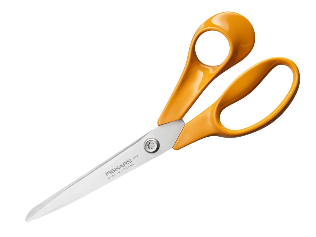 Orange Handle Scissors, 21 Cm, Stainless Steel - Image 4