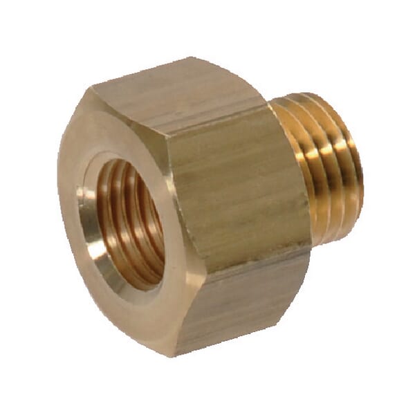 Reducing Adaptor female/male Brass 1/4 18NPTF-M14x1.5 I00094