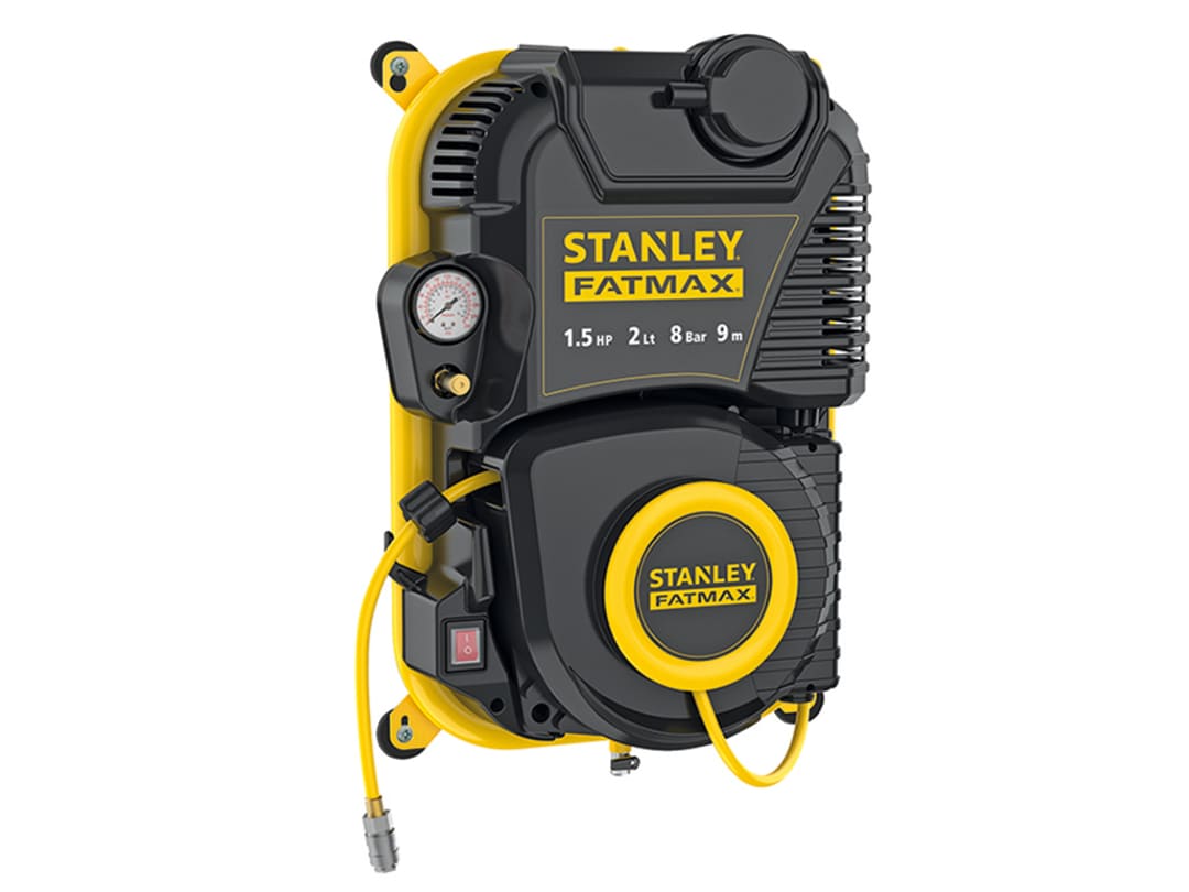 Stanley® Air Compressors Stanley Fatmax Wall Mounted Air Compressor 1.5 Hp 8 Bar Fmxcmd152we