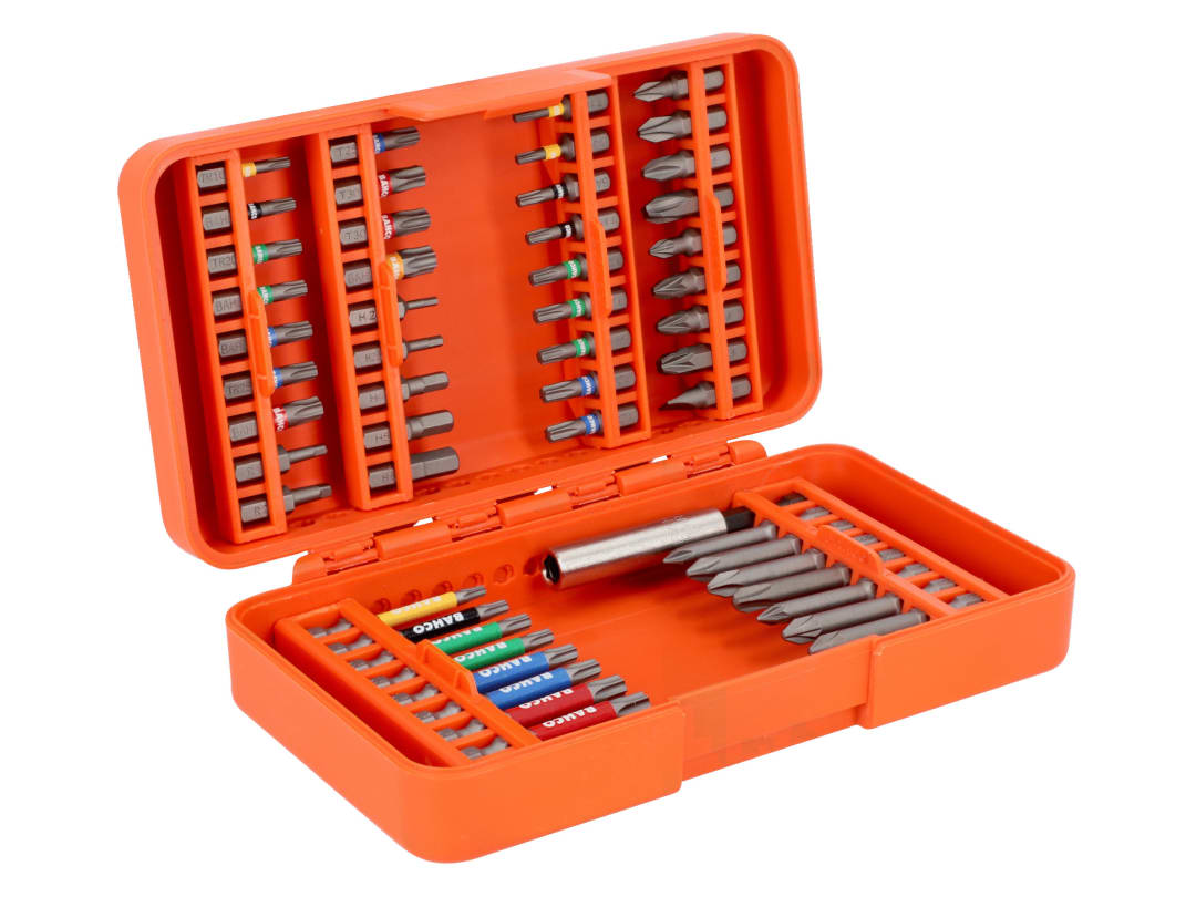Bahco Set of 1/4" bits for Slotted/Phillips/Pozidriv/Hex/TORX®/TORX® | Comprehensive mixed bit set with Phillips Pozi TORX and Hex bits - Image 5