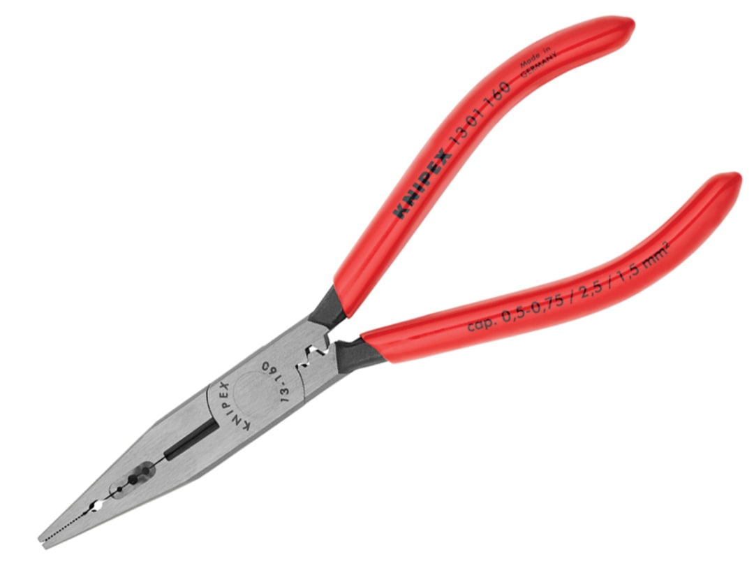 Knipex Unisex Red 4-In-1 Electricians Pliers Pvc Grip 160Mm (6.1/4In) In Medium - Image 6