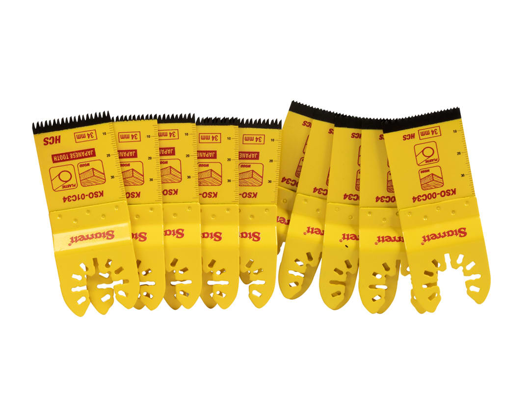 Starrett Kso-1000 Oscillating Blade Set, 10 Piece Kso-1000
