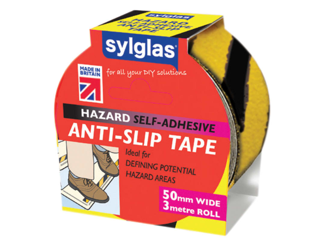 Sylglas Anti-Slip Tape Hazard 50Mm X 3M Syl100001578