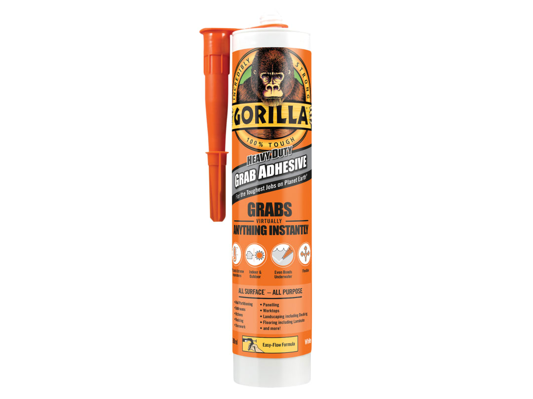 GorillaGlue 2044001 Gorilla Heavy-Duty Grab Adhesive - White 290ml - Image 23